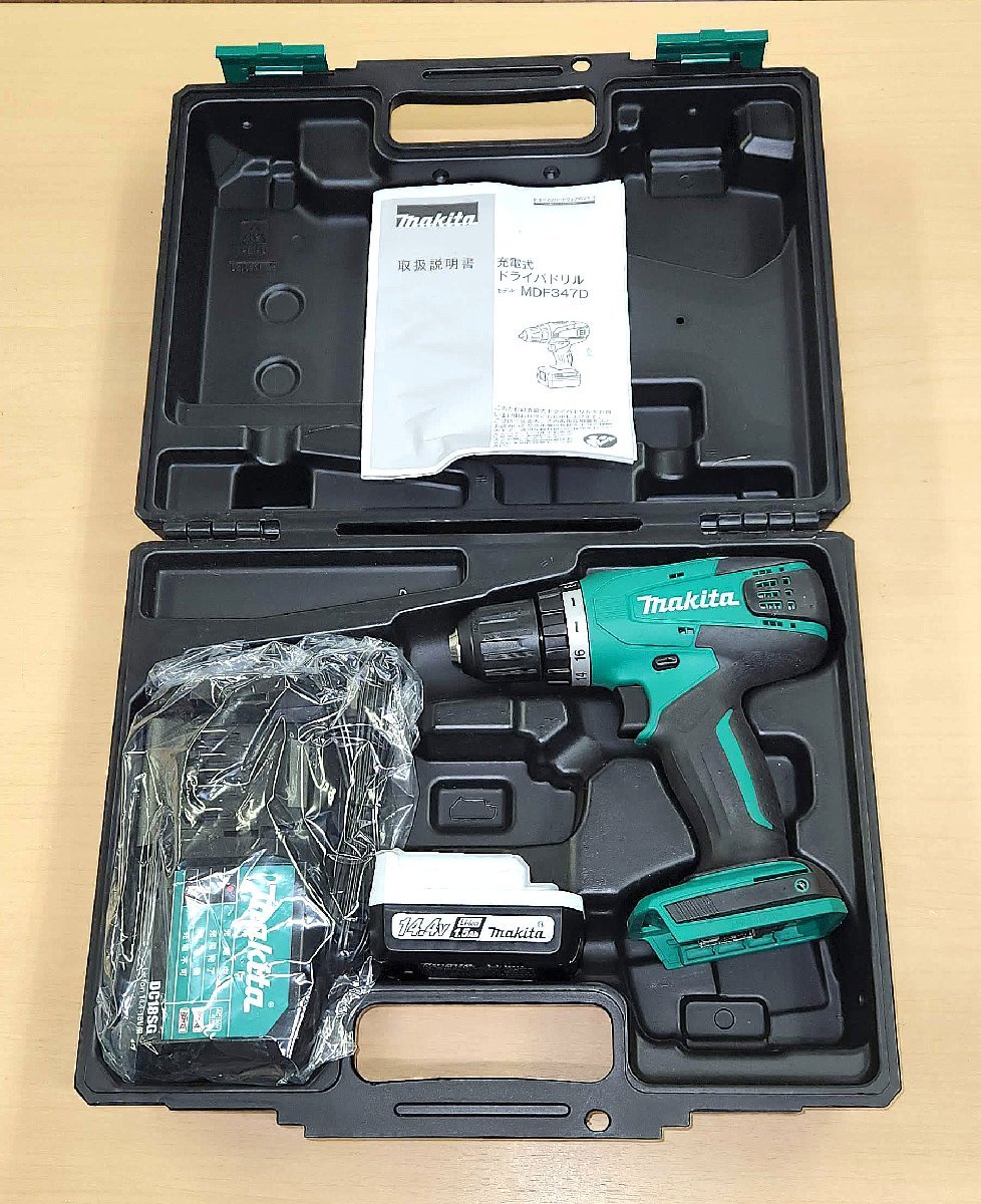 得価，新作登場 品 Makita/マキタ 14.4v充電式 ドライバドリル MDF347DS 電動工具(本体)｜売買されたオークション情報、yahooの商品情報をアーカイブ公開 - オークファン ドリルドライバー