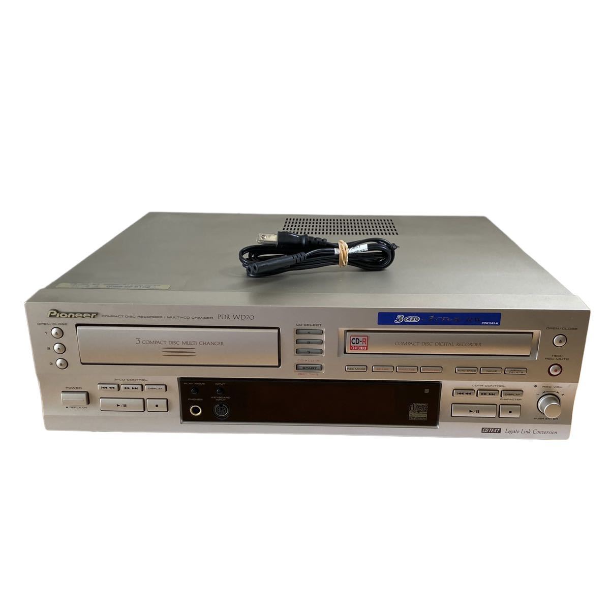 【100%新品，新品】 Pioneer パイオニア PDR-WD70 CD 3D チェンジャー レコーダー 3連奏 デッキ PDR-WD7 の兄弟機