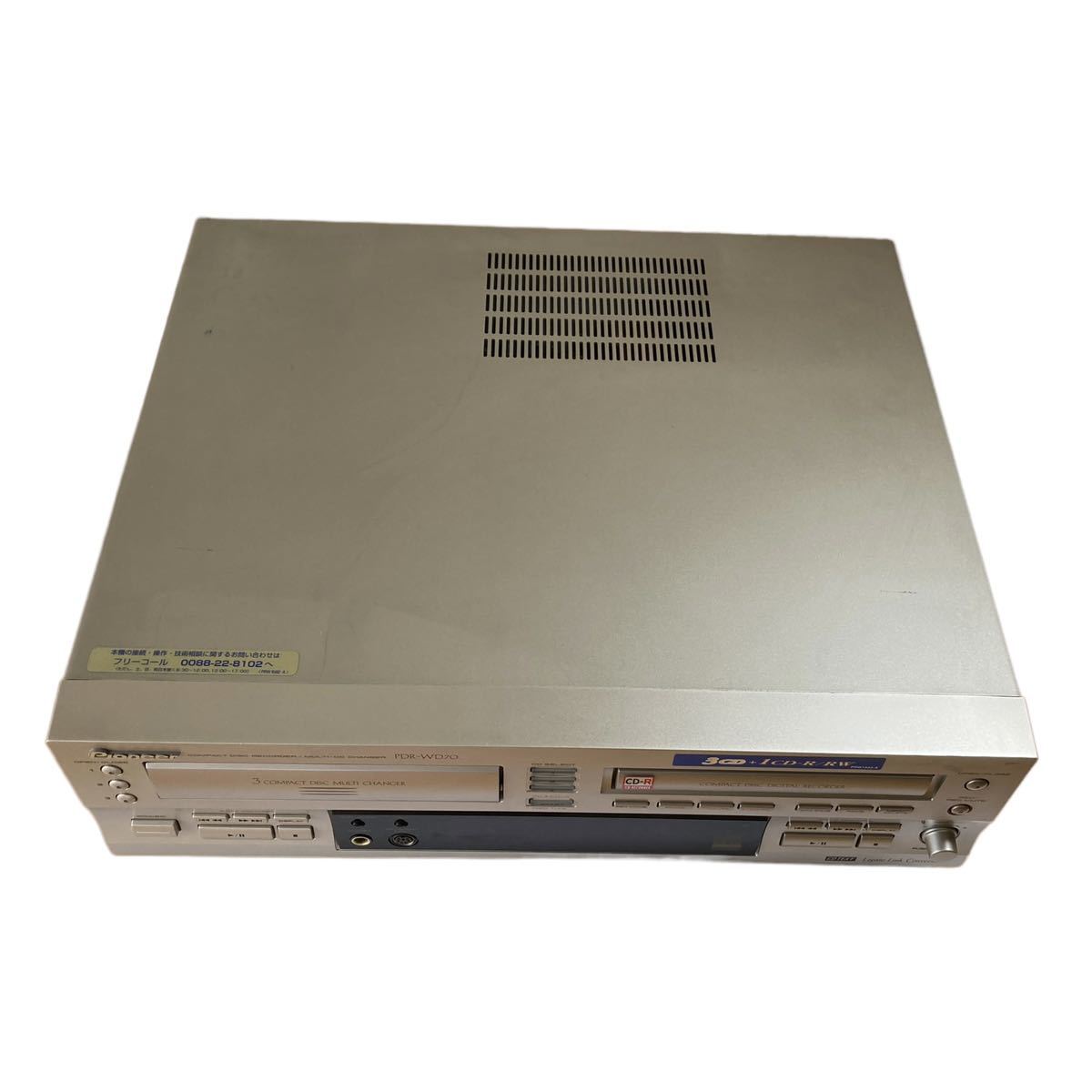 【100%新品，新品】 Pioneer パイオニア PDR-WD70 CD 3D チェンジャー レコーダー 3連奏 デッキ PDR-WD7 の兄弟機