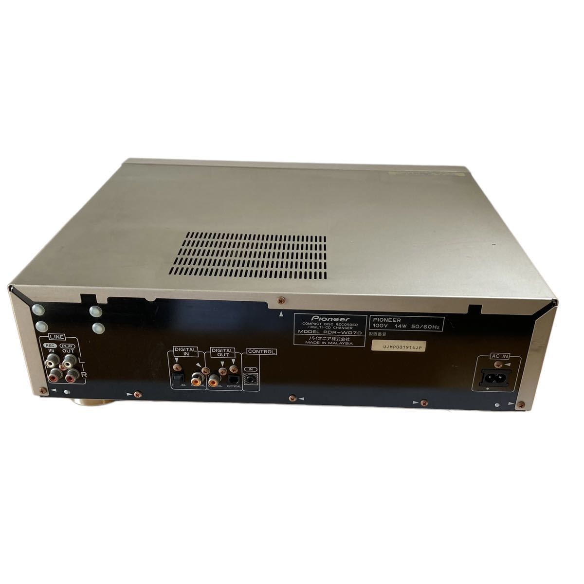 【100%新品，新品】 Pioneer パイオニア PDR-WD70 CD 3D チェンジャー レコーダー 3連奏 デッキ PDR-WD7 の兄弟機