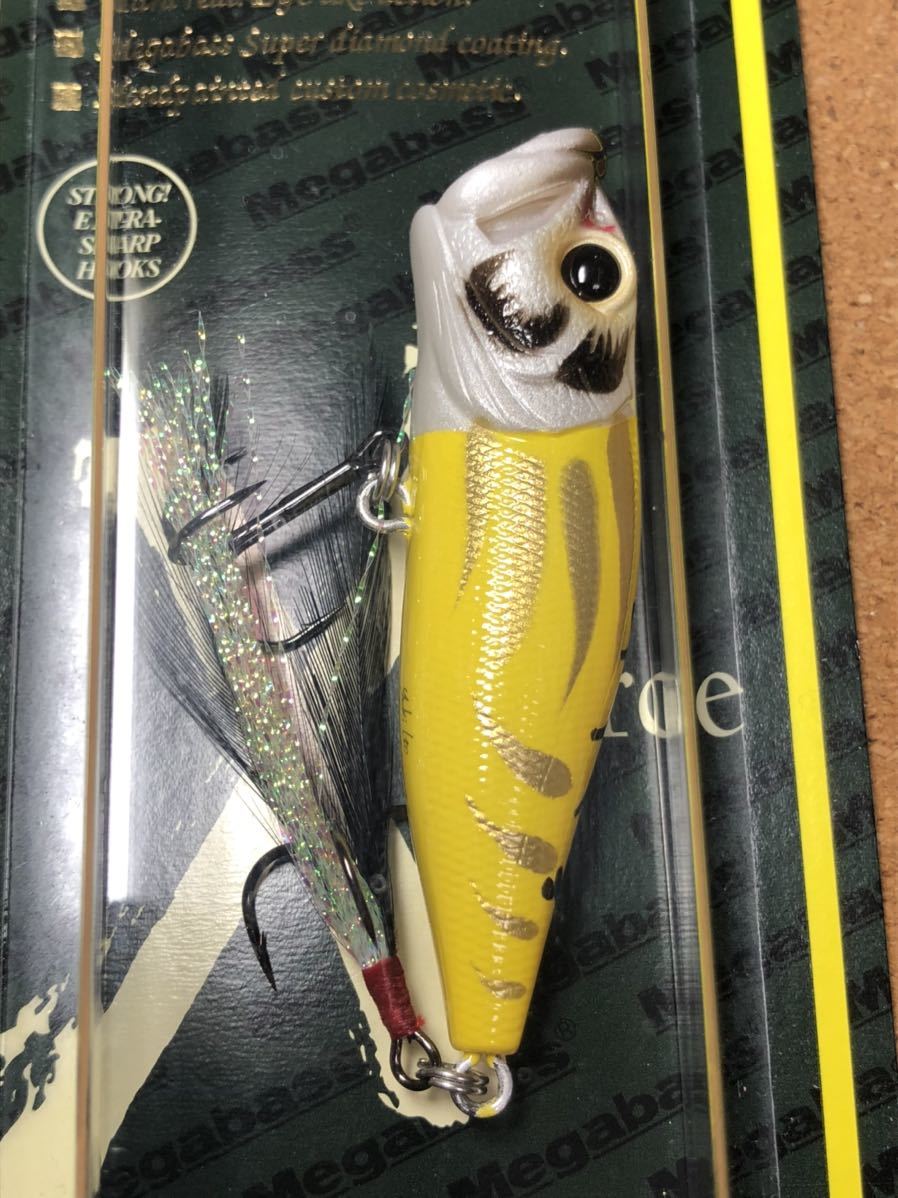 縁起物、金運上昇】Megabass ルアー メガバス POPX 限定カラー SP-C 黄