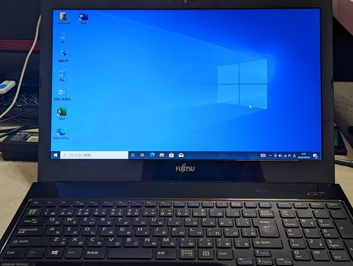 FUJITSUノートパソコンLIFEBOOK AH30/A3 Windows10 SSD120GB