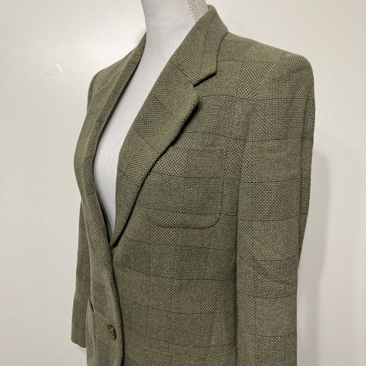 希少デザイン】バーバリー Burberry ウール テーラードジャケット