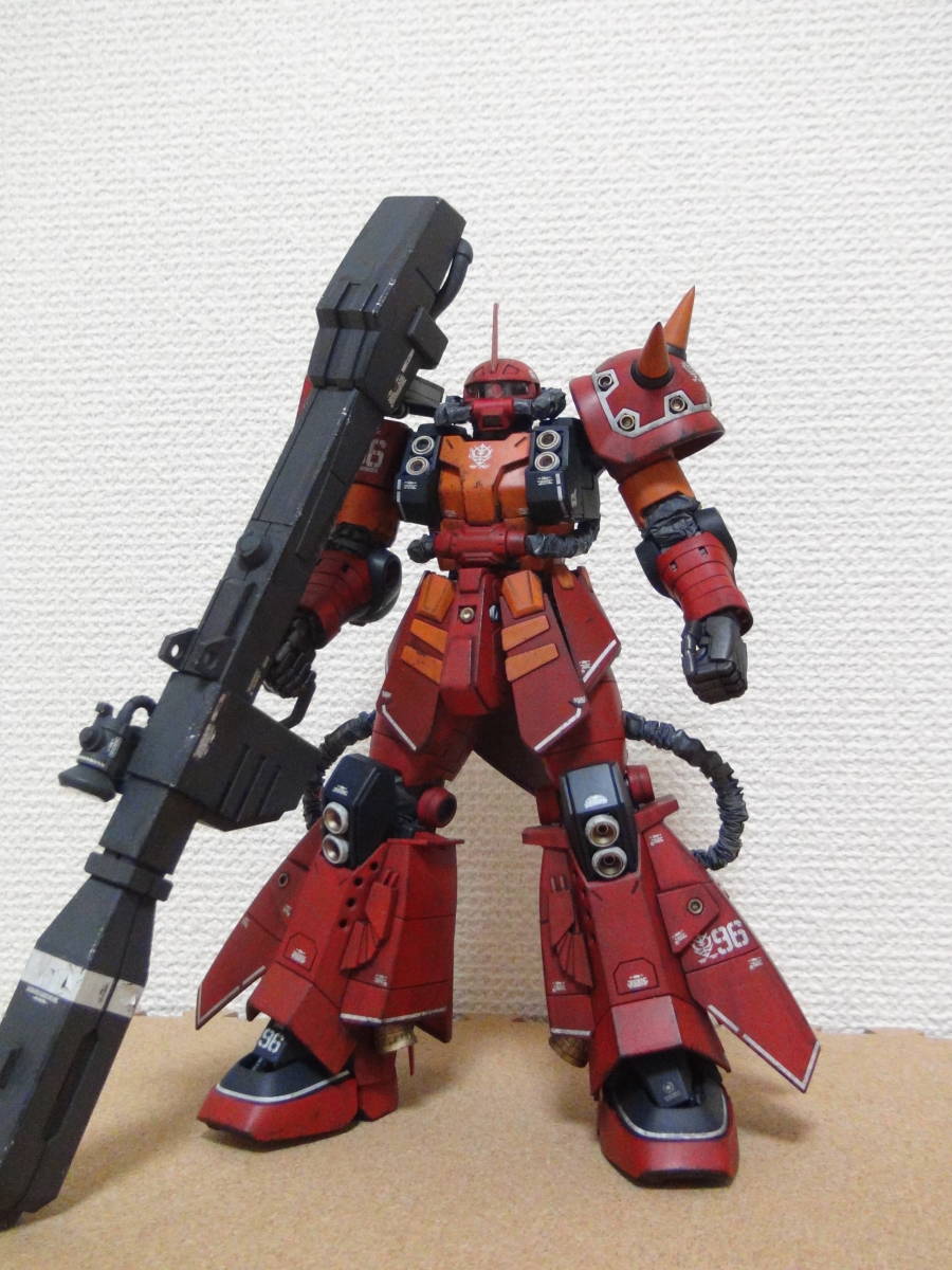 MG 1/100　ザク　ウェザリング強　11体まとめ ダメージ加工 塗装完成品 MG 1/100 サイコザク 塗装完成品 ウェザリング ジャンク(完成品)｜売買