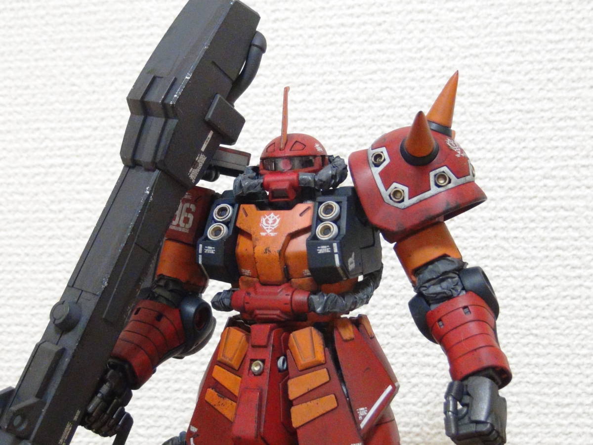 MG 1/100 サイコザク 塗装完成品 ウェザリング ジャンク(完成品)｜売買