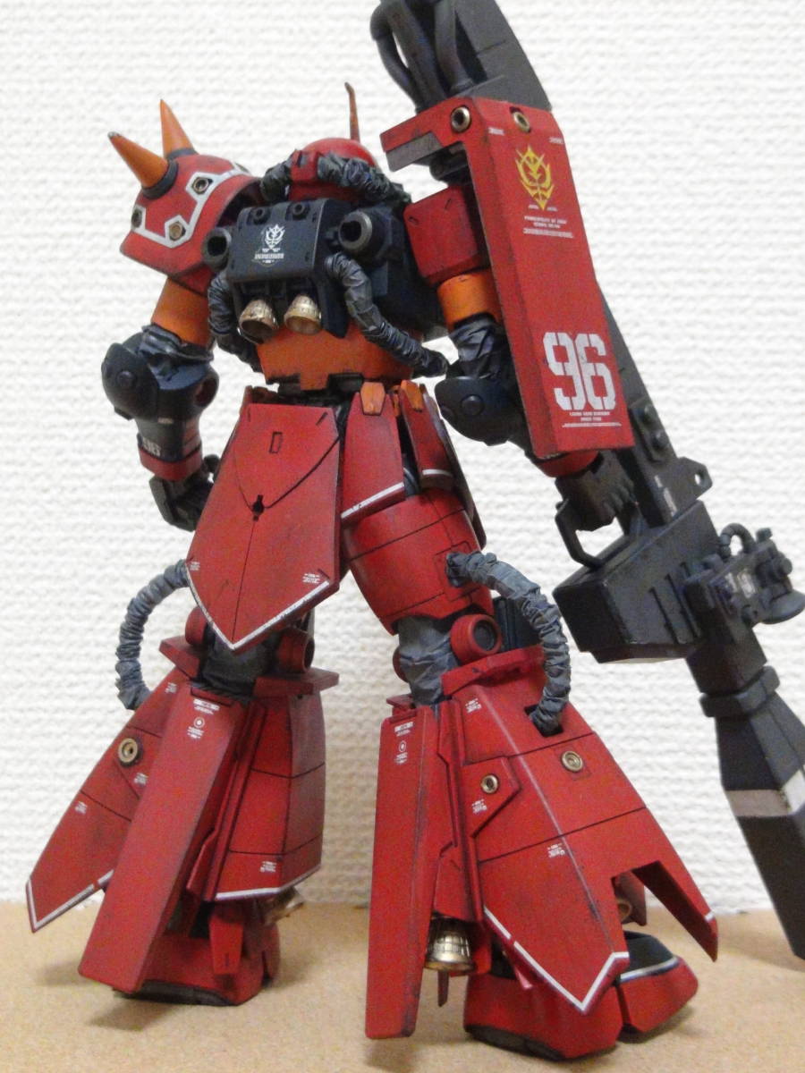 MG 1/100 サイコザク 塗装完成品 ウェザリング ジャンク(完成品)｜売買