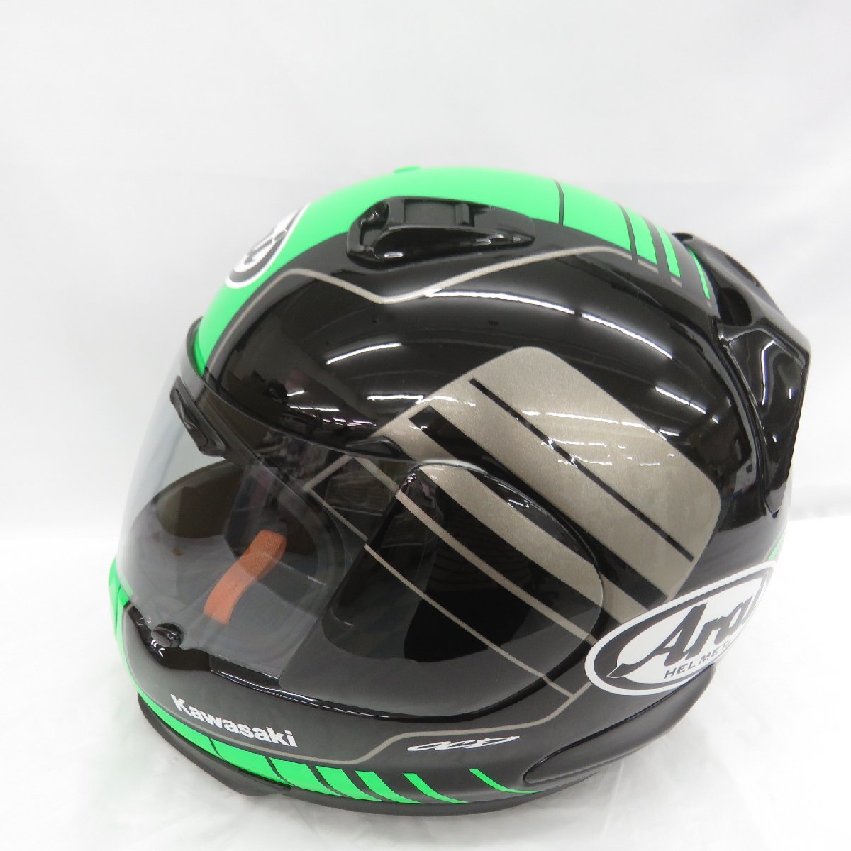カワサキ Kawasaki ヘルメット Arai 57 58cm｜セキュリティ・セーフティ