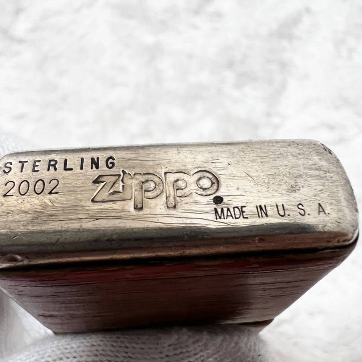 1円～ ZIPPO ジッポ STERLING 2002年 ライター ジッポー アンティーク 