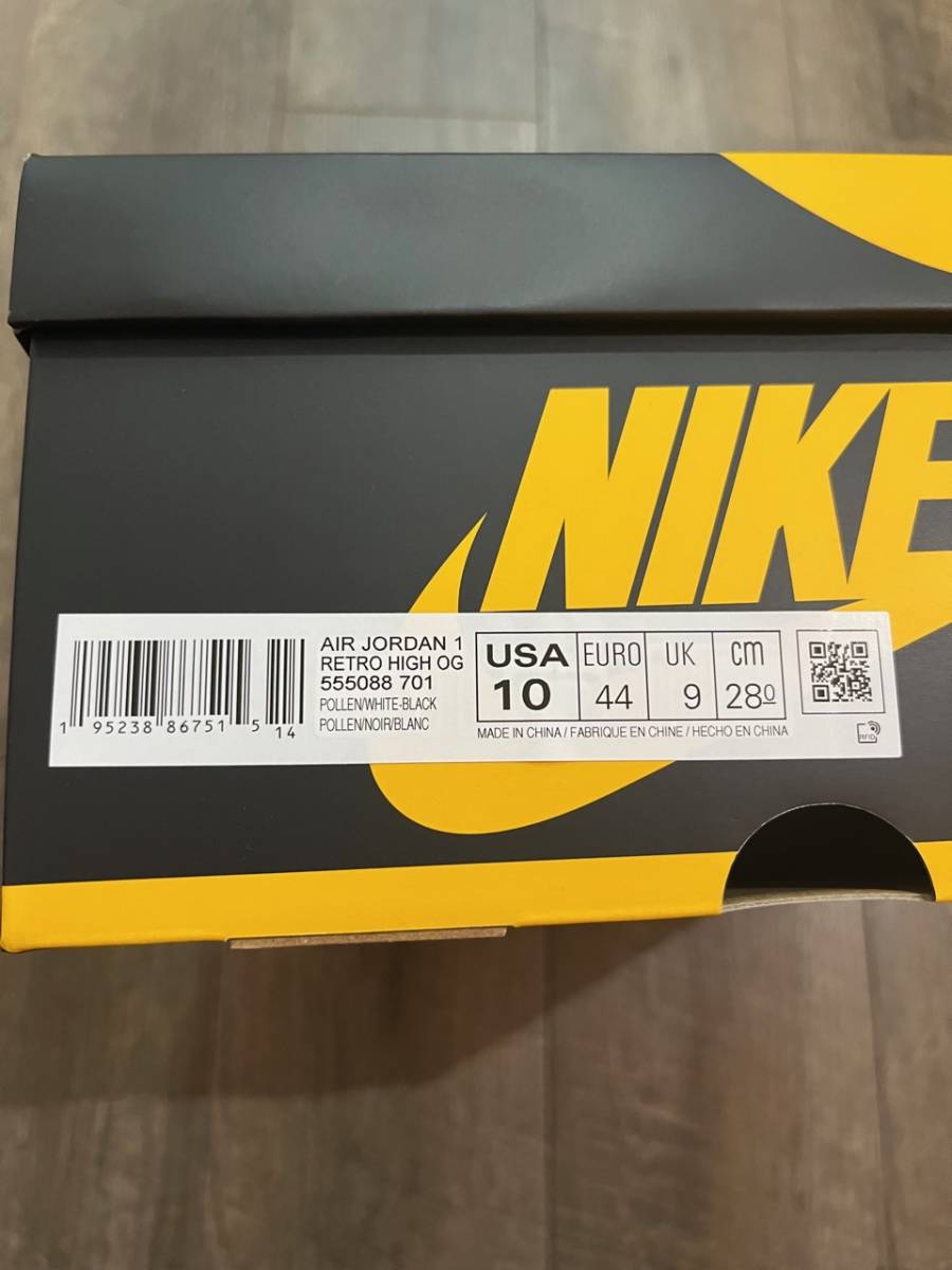 国内正規 新品 ■ NIKE AIR JORDAN 1 RETRO HIGH OG POLLEN ナイキ エアジョーダン 1 レトロ ハイ パラン スニーカー 555088-701 ■ 28cm 0 JORDAN OG ILLUSTRATED SPORTS (GS