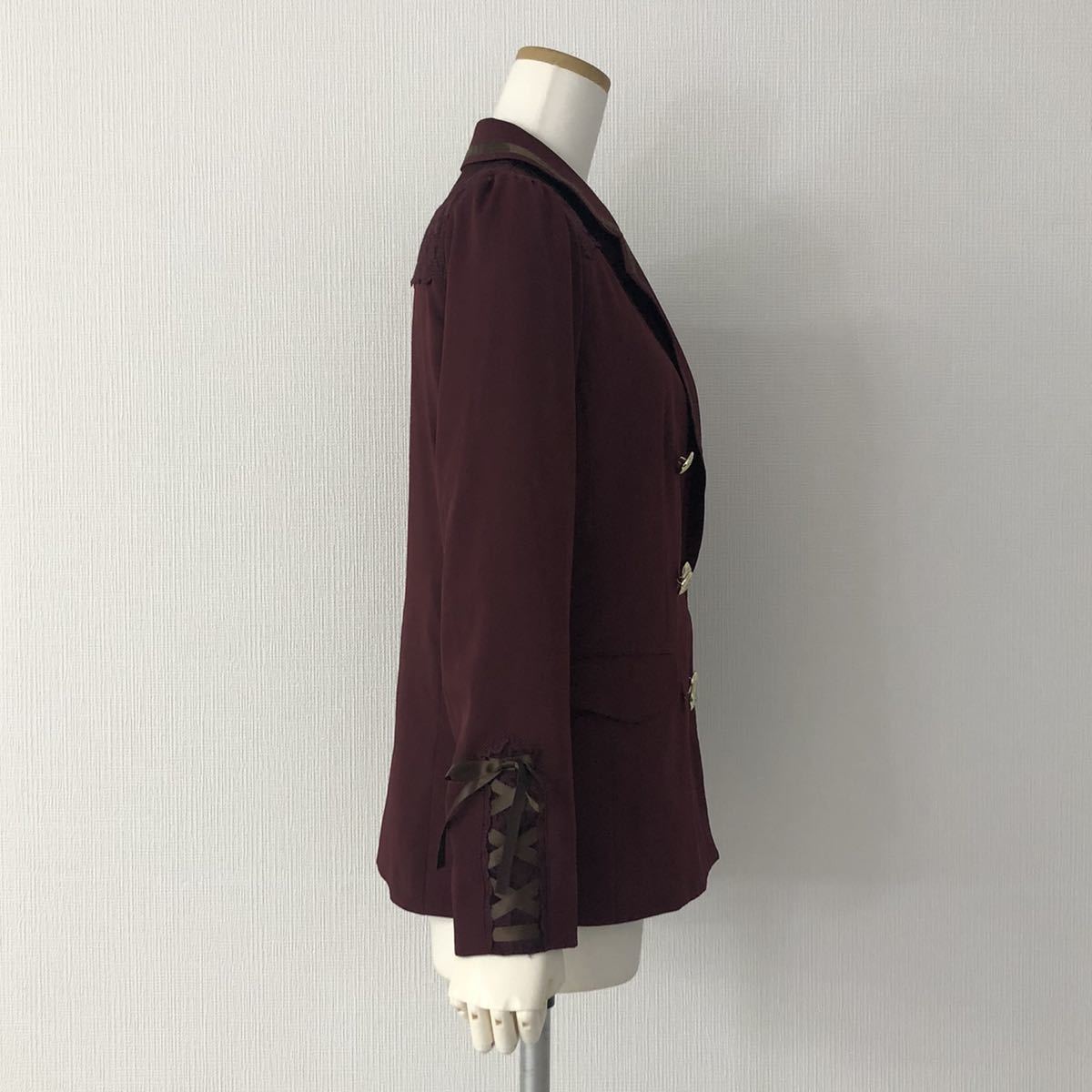 Gi26《美品》axes femme アクシーズファム テーラードジャケット 