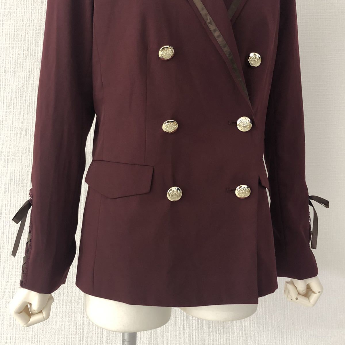 Gi26《美品》axes femme アクシーズファム テーラードジャケット 