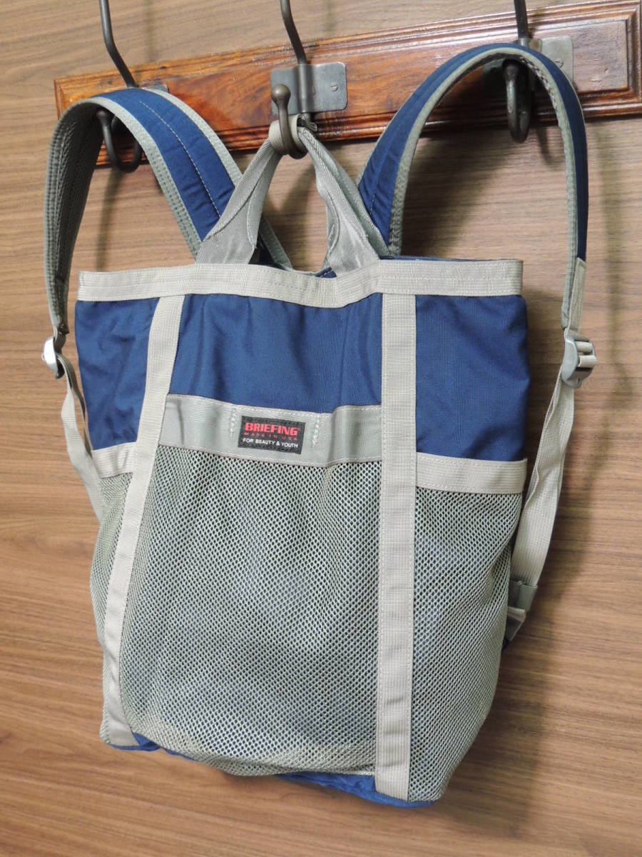 【大人気，100%新品】 ブリーフィング BRIEFING ユナイテッドアローズ BEAUTY&YOUTH 別注 USA製 メッシュ ポケット リュック バックパック トート B&Y(ブリーフィング)｜売買されたオークション情報、yahooの商品情報 ブリーフィング
