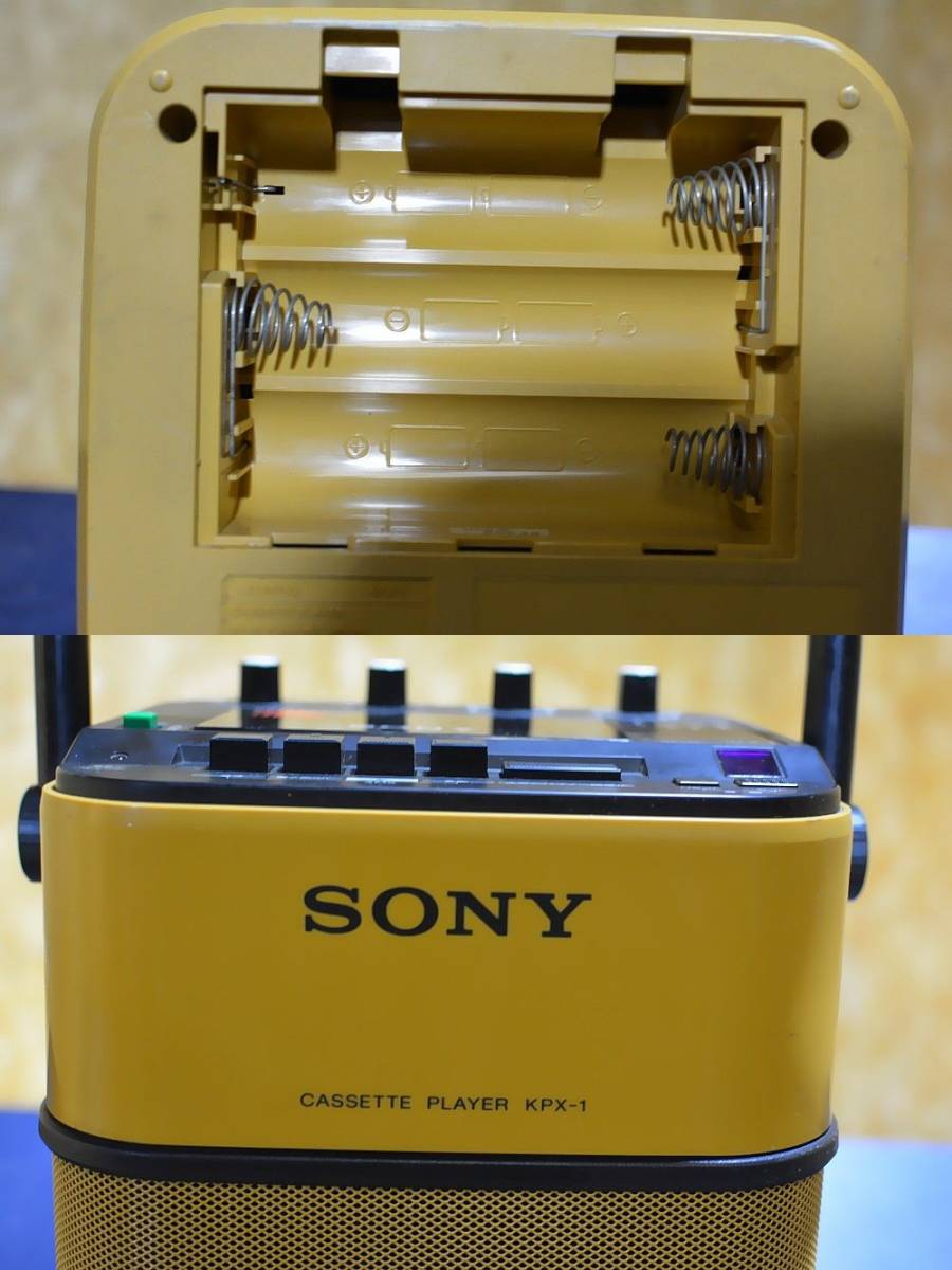 希少☆SONY カセット プレーヤー KPX-1/カラオケランド 音出しOK