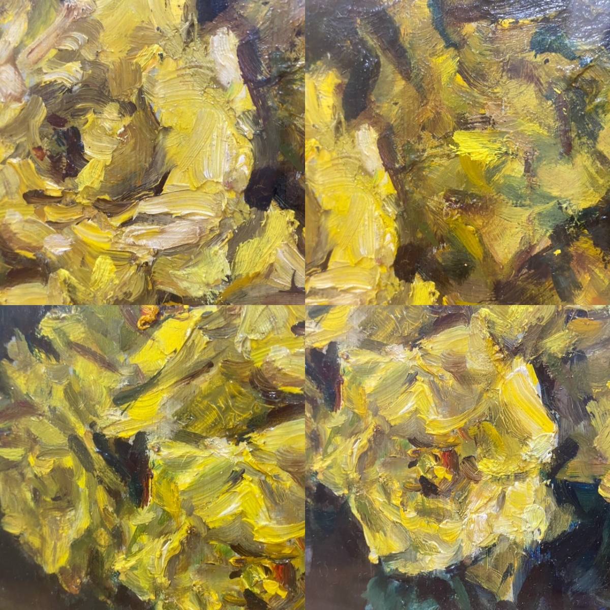 中谷健次　油絵　バラ　薔薇　花瓶 中谷健次「バラ」薔薇 P8号 肉筆 静物画 師藤島武二 示現会創立委員 六