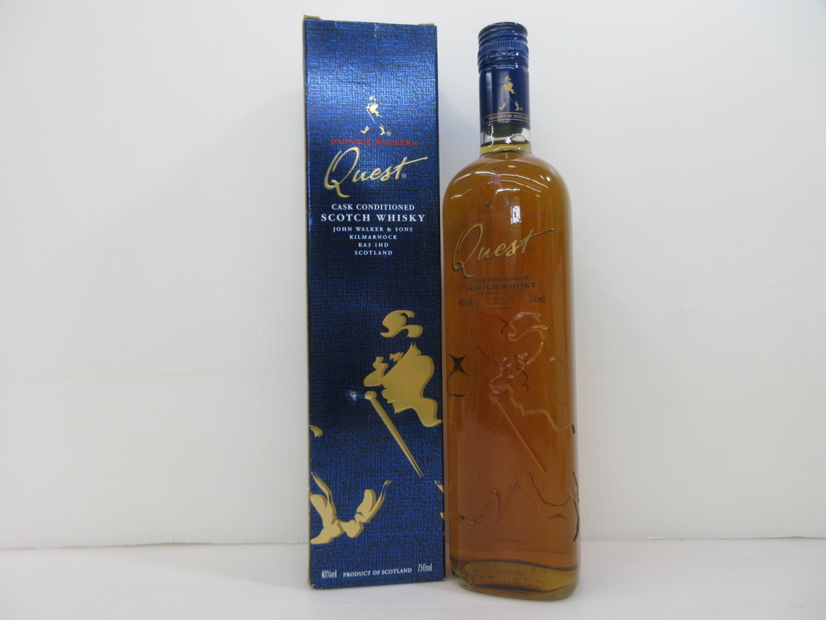 Johnnie Walker Quest スコッチウイスキー 箱付き ジョニーウォーカー クエスト JOHNNIE WALKER スコッチウイスキー 未開