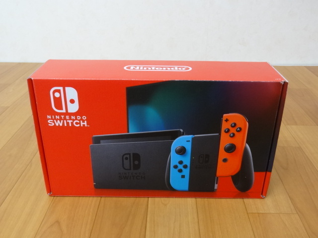 ゲーム/本体○2】Nintendo Switch 本体 Joy-Con(L) ネオンブルー/(R