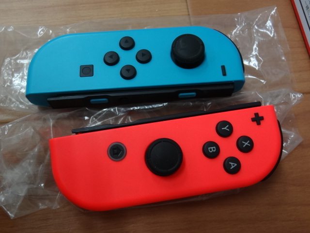 ゲーム/本体○2】Nintendo Switch 本体 Joy-Con(L) ネオンブルー/(R