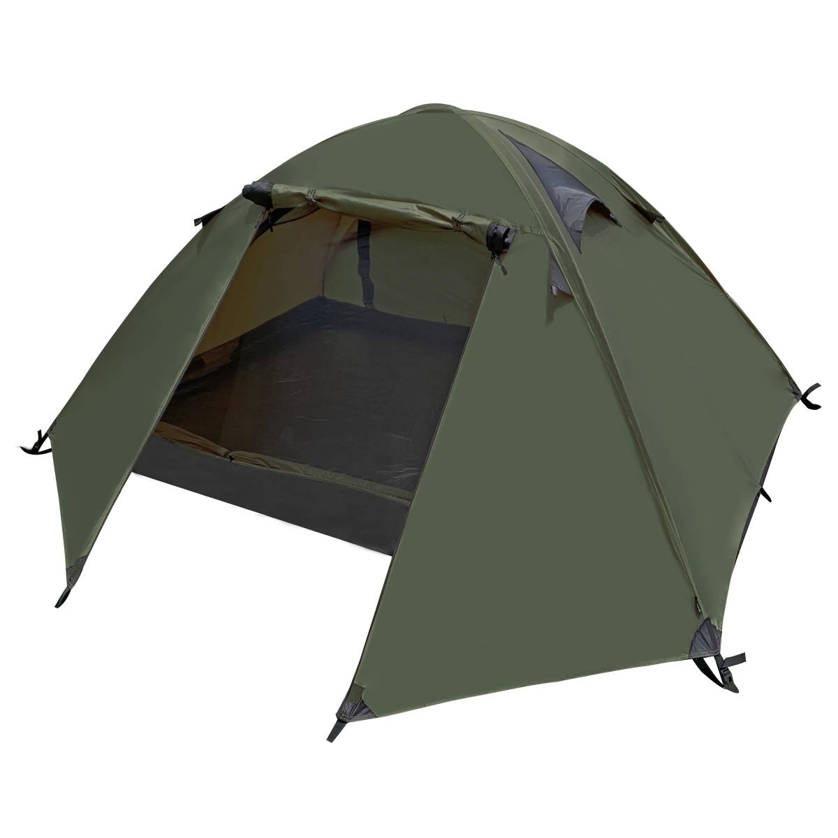 1円～ テント マルチドーム型 1～2人用 軽量2.5kg 二重層 耐