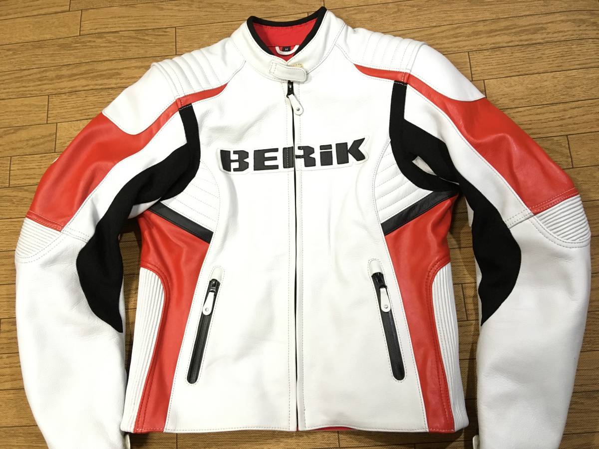 赤字超特価，豊富な BERIK 牛革製 ライディングレザーJKT Mサイズ 身長165-170cm(Mサイズ)｜売買されたオークション情報、yahooの商品情報をアーカイブ公開 - オークファン 男性用
