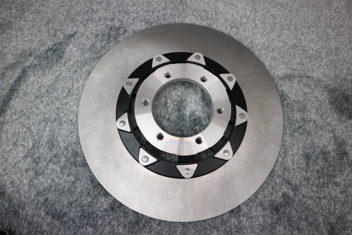 Z 6穴 トレンチカット ディスクローター 1枚 黒/ ローターZ750RS