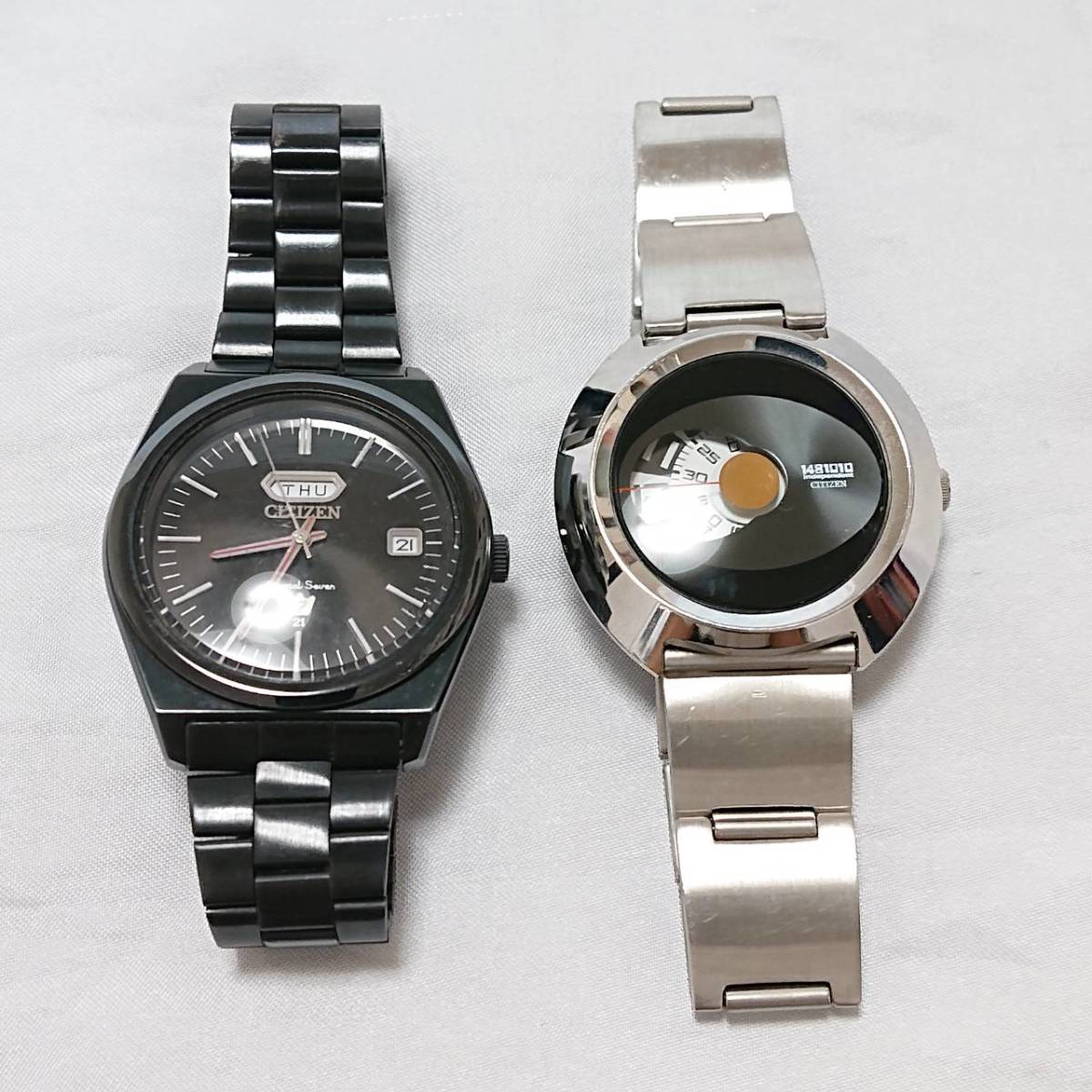 1円スタート！】シチズン2本セット！！ CITIZEN 8200-S047269 6038 