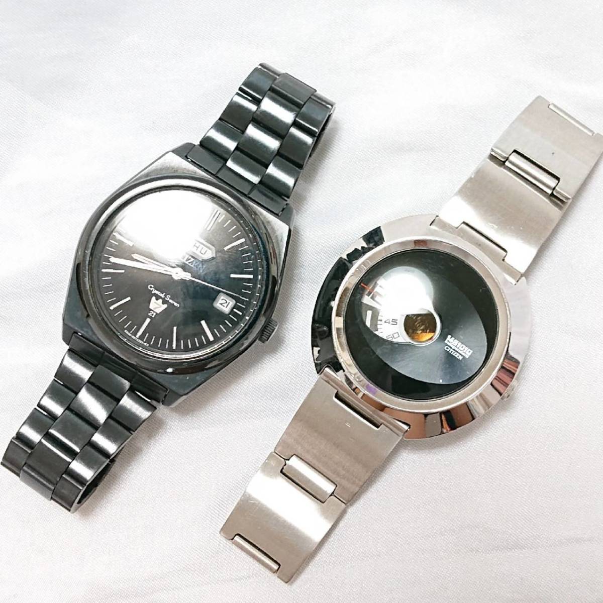 1円スタート！】シチズン2本セット！！ CITIZEN 8200-S047269 6038 
