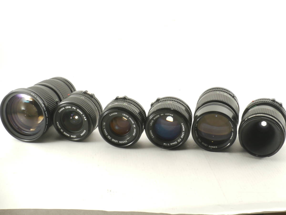 CANON FD レンズ 6本 まとめ ジャンク CANON FD ジャンク 18本 - 計
