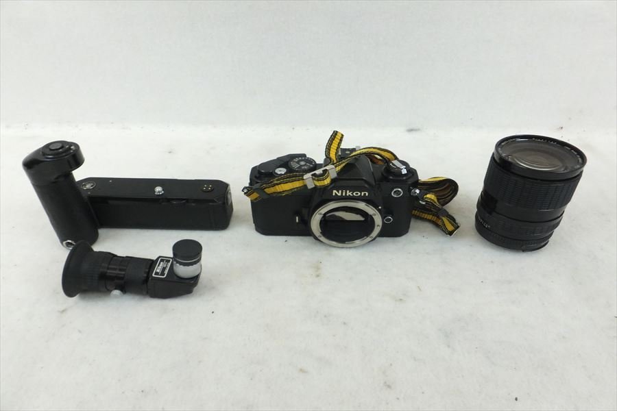 ▽ Nikon ニコン NEW FM2 フィルム一眼レフ SIGMA 1:3.5-4.5 28-80mm