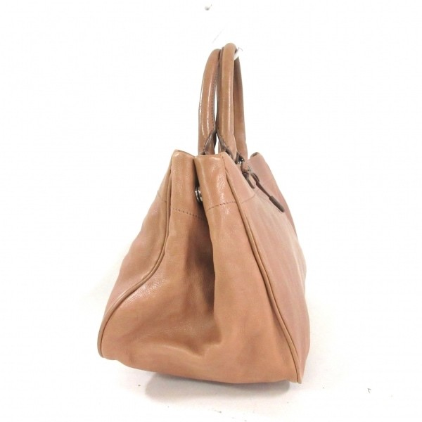 プラダ PRADA ハンドバッグ BN2243 - レザー ベージュ リボン バッグ 