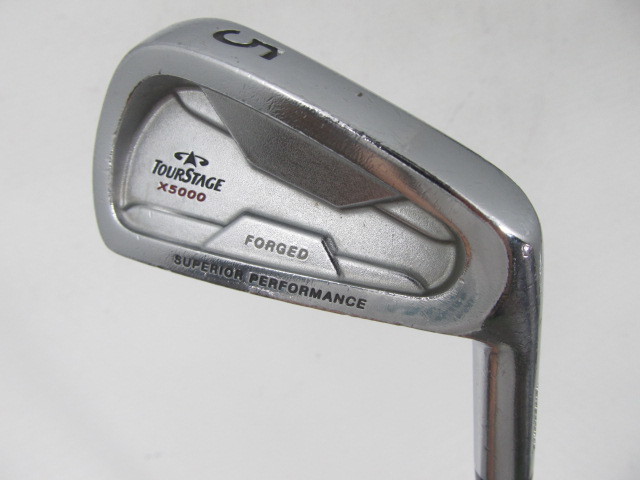 即決 中古 (8本)ツアーステージ X5000 アイアン 3～9.P ツアーライフル 選択なし 6.0