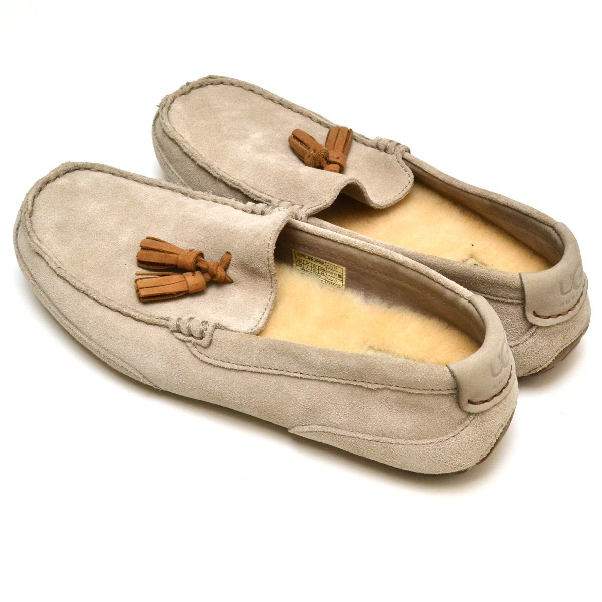 UGG AUSTRALIA アグ オーストラリア ボア付き スリッポンシューズ 