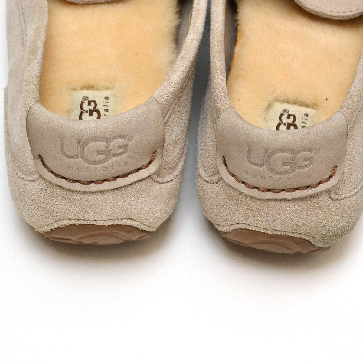 UGG AUSTRALIA アグ オーストラリア ボア付き スリッポンシューズ 