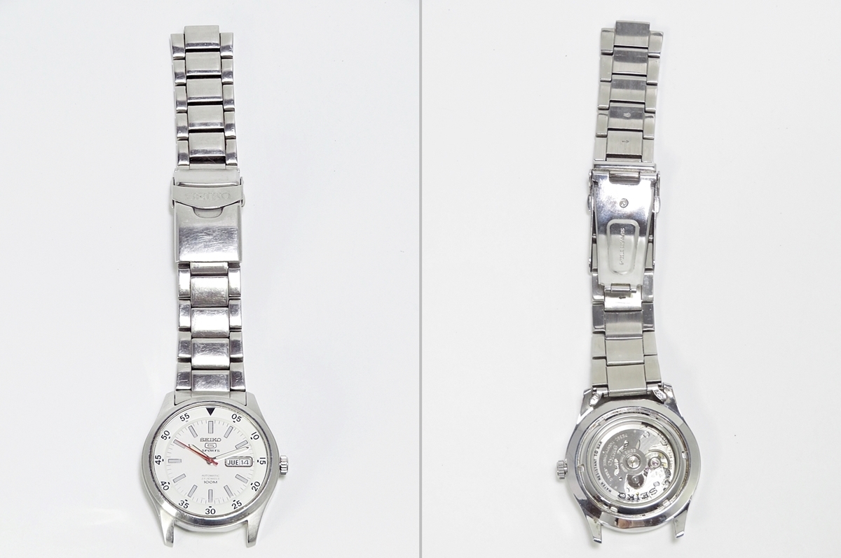 稼働品】SEIKO 5 SPORTS 7S36-03H0 100M 23石 セイコー ファイブ 