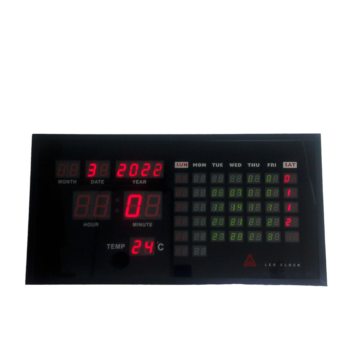 JDL LED CLOCK デジタル壁掛け時計 カレンダー やじうまミニレビュー