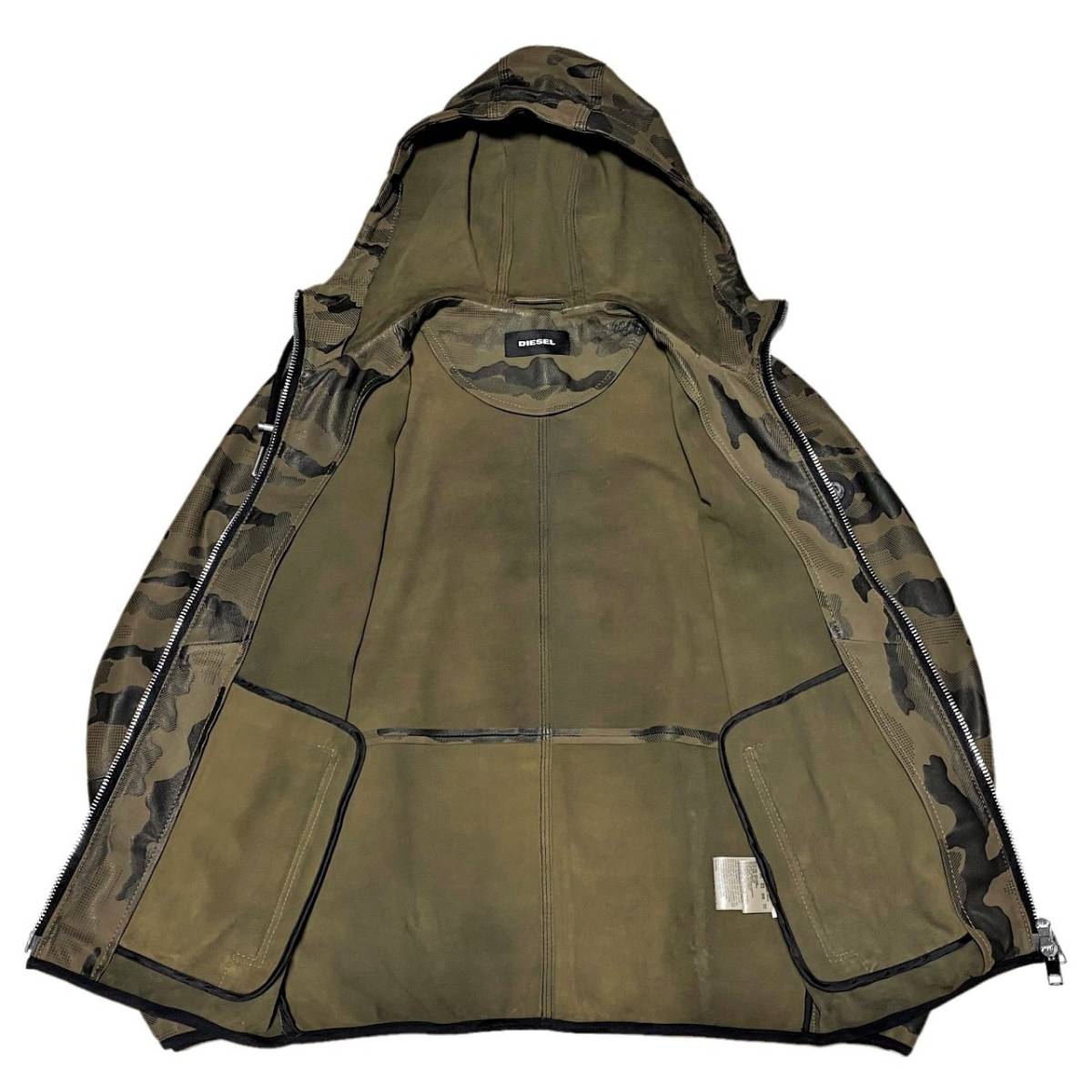 DIESEL - 新品11.5万円 2022AW ディーゼル カウレザーSライダース 最 