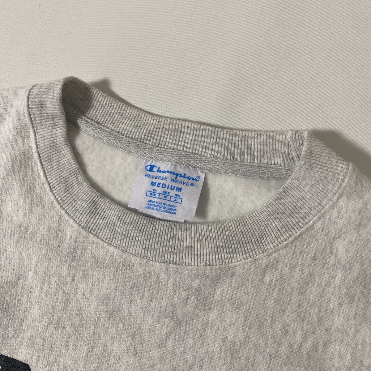 美品 藤原ヒロシ 着用 champion MoMA リバースウィーブ スウェット 
