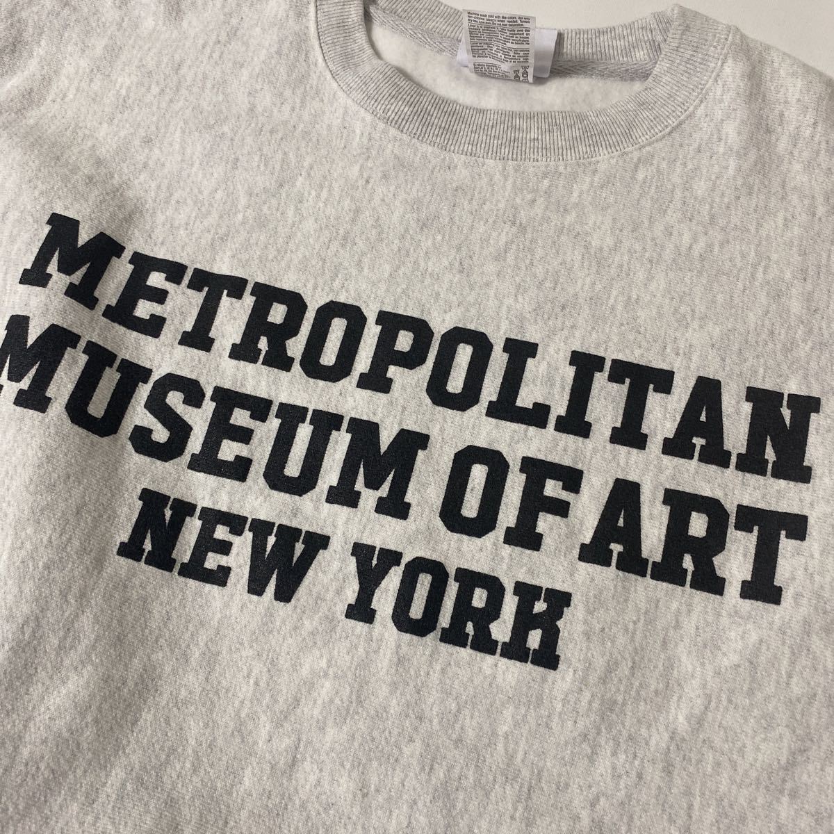 美品 藤原ヒロシ 着用 champion MoMA リバースウィーブ スウェット 