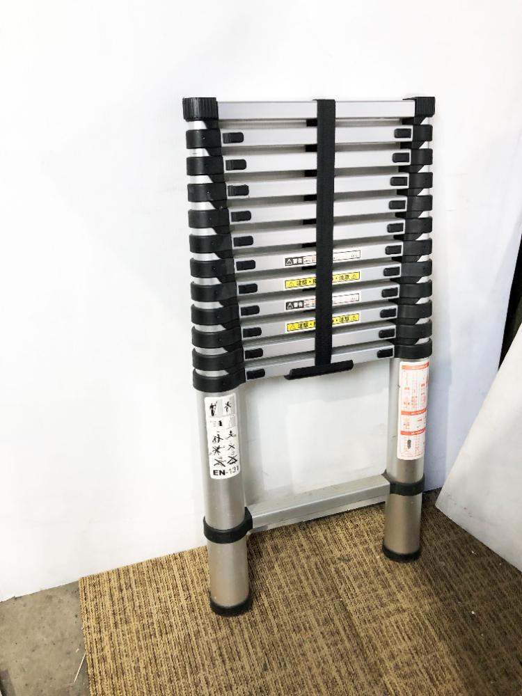 ■★超美品 中古★アルミ製 ラダー 梯子 マルチラダー 脚立 アルミ製伸縮式はしご☆MAX150kg 折り畳み式【EN131】AUUR