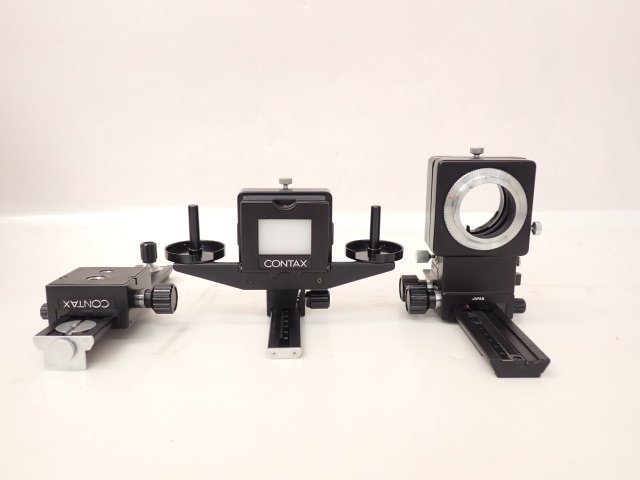 【箱付き】CONTAX AUTO EXTENSION BELLOWS CONTAX コンタックス FOCUSING RAIL+AUTO EXTENSION BELLOWS+SLIDE