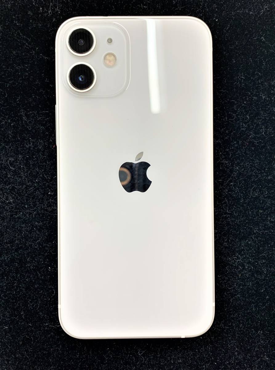 Apple iPhone 12 mini 128GB ホワイト Sim フリー バッテリー=85% 〇