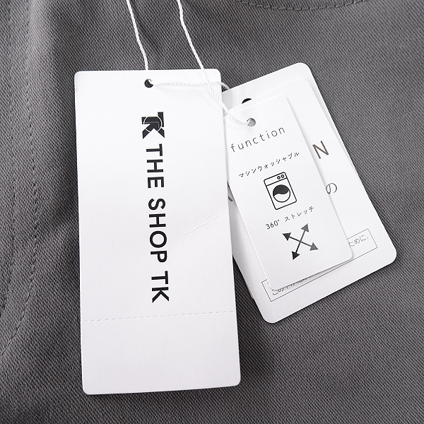 新品 タケオキクチ 360° スーパー ストレッチ スキニー パンツ M 灰 【P29698】 THE SHOP TK メンズ オールシーズン 5ポケット チノパン WEB限定スーパーストレッチスキニーパンツ&frasl;オールシーズン（フル 360°ストレッチ LIMITEDワンダーシェイプ