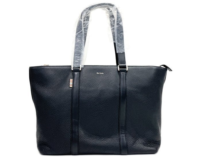 数量限定，豊富な Paul Smith ポール スミス PWR173 トートバッグ ハンドバッグ ショルダーバッグ ブラック系 ゴールド金具 レザー 牛革 保存袋付(かばん、バッグ)｜売買されたオークション情報、yahooの商品情報を かばん、バッグ