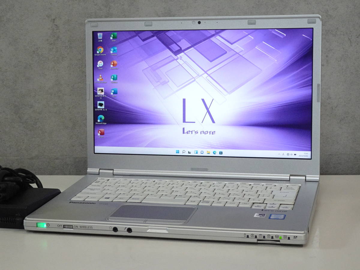 Panasonic CF-LX5 Core i5 6200U/8GB/新品SSD256GB Office2021 フルHD 1920x1080 カメラ Bluetooth Win11 レッツノート 管FB-403