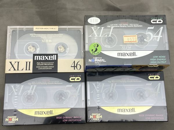 H317-S3-10213 未使用 カセットテープ まとめ TDK SF46 maxell XLⅡ46 XLⅠ54 現状品② カセットテープ まとめ売り ハイポジ メタル、ハイポジション20本込 クリーニングテープ込 未開封込