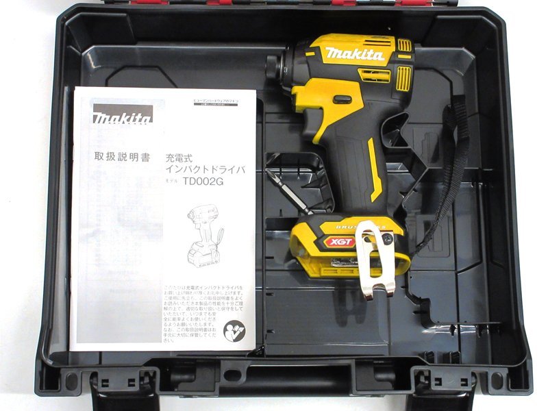 全国無料，大得価 限定特価 makita マキタ 40Vmax 充電式インパクトドライバ TD002G イエロー 本体+ケース /D20179900015911D/(本体)｜売買されたオークション情報、yahooの商品情報をアーカイブ公開 - オークファン インパクトドライバ