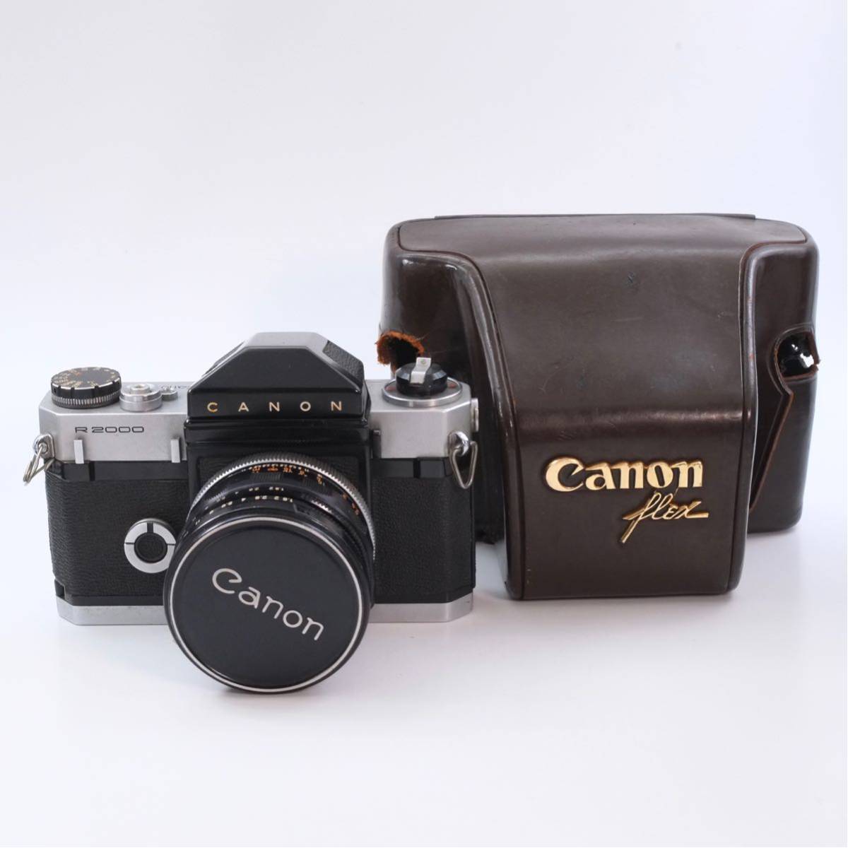  ジャンク品 Canon キャノン Cannonflex R2000 50mm 1:1.8 一眼レフカメラ レンズ ケース付き(キヤノン)｜売買されたオークション情報、yahooの商品情報をアーカイブ公開 - オークファン マニュアルフォーカス