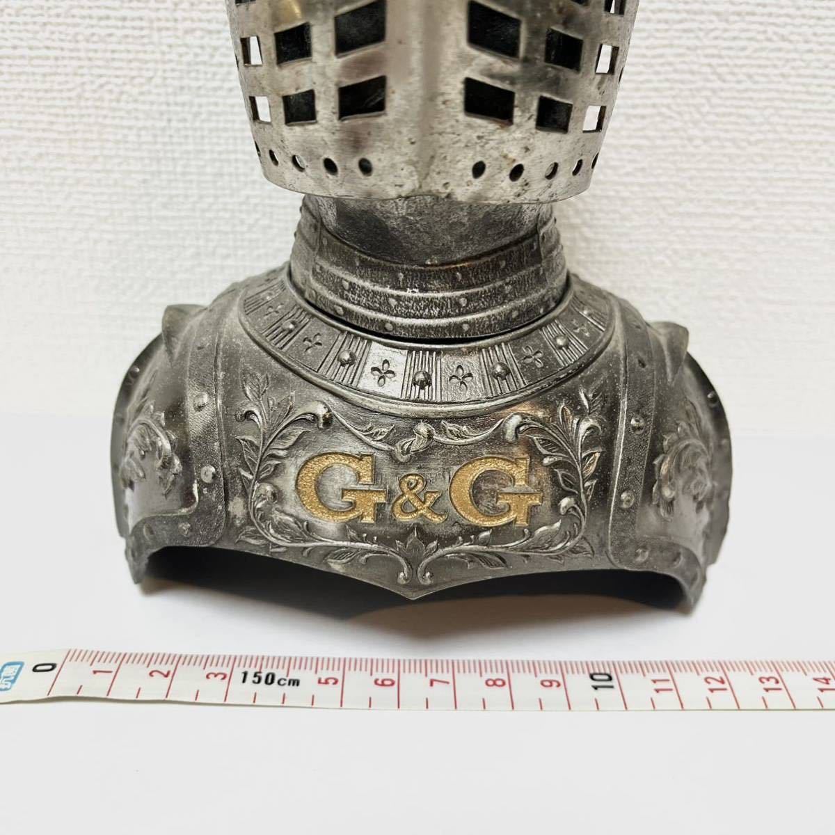 ニッカ G&G 鎧 甲冑 NIKKA ボトル 兜 ウイスキー 金属製 ボトル