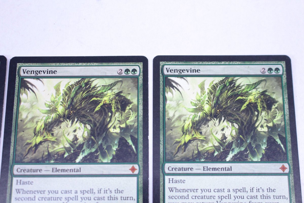 復讐蔦 MTG 英語版 Vengevine 日本語版 4枚セット UMA 復讐蔦