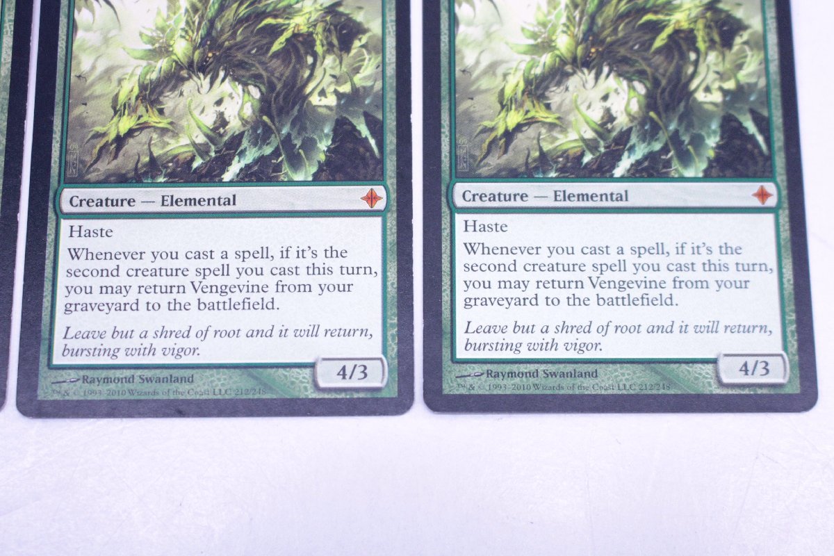 MTG 緑R 復讐蔦/Vengevine (ROE) EN エルドラージ覚醒 神話レア 4枚 