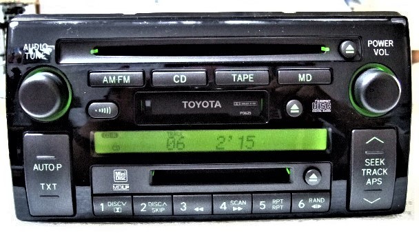Toyota Radio CD Yahoo!オークション Cassette Player トヨタ 86120